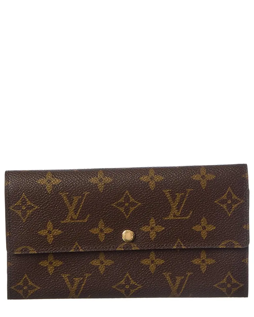 Louis Vuitton Brown Monogram Coated Canvas Wallet (Authentic Pre-Loved)