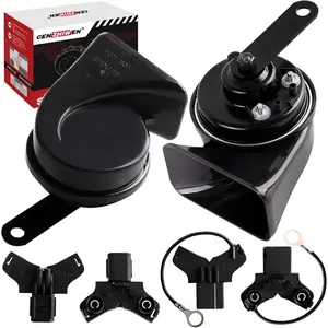 Car Horns 12v Loud [2 pack]kit - Truck Horn - Waterproof - Tweeter/Bass, General Accessories, Electric Snails for Cars,plug and play, Alternative Electronic (Replacement for Honda)