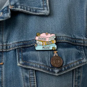 "Book Club Girly" Pin