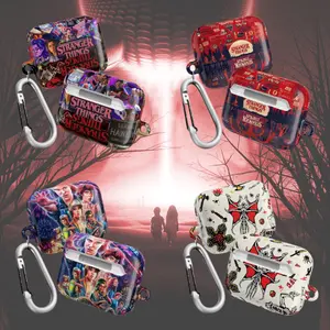 Stranger Things Airpods Case | Stranger Things Merch airpods | Demogorgon Airpods | Eleven Airpods | Vecna Airpods For Airpods Gen 1,2,3,4 Airpods Pro 1,2,3