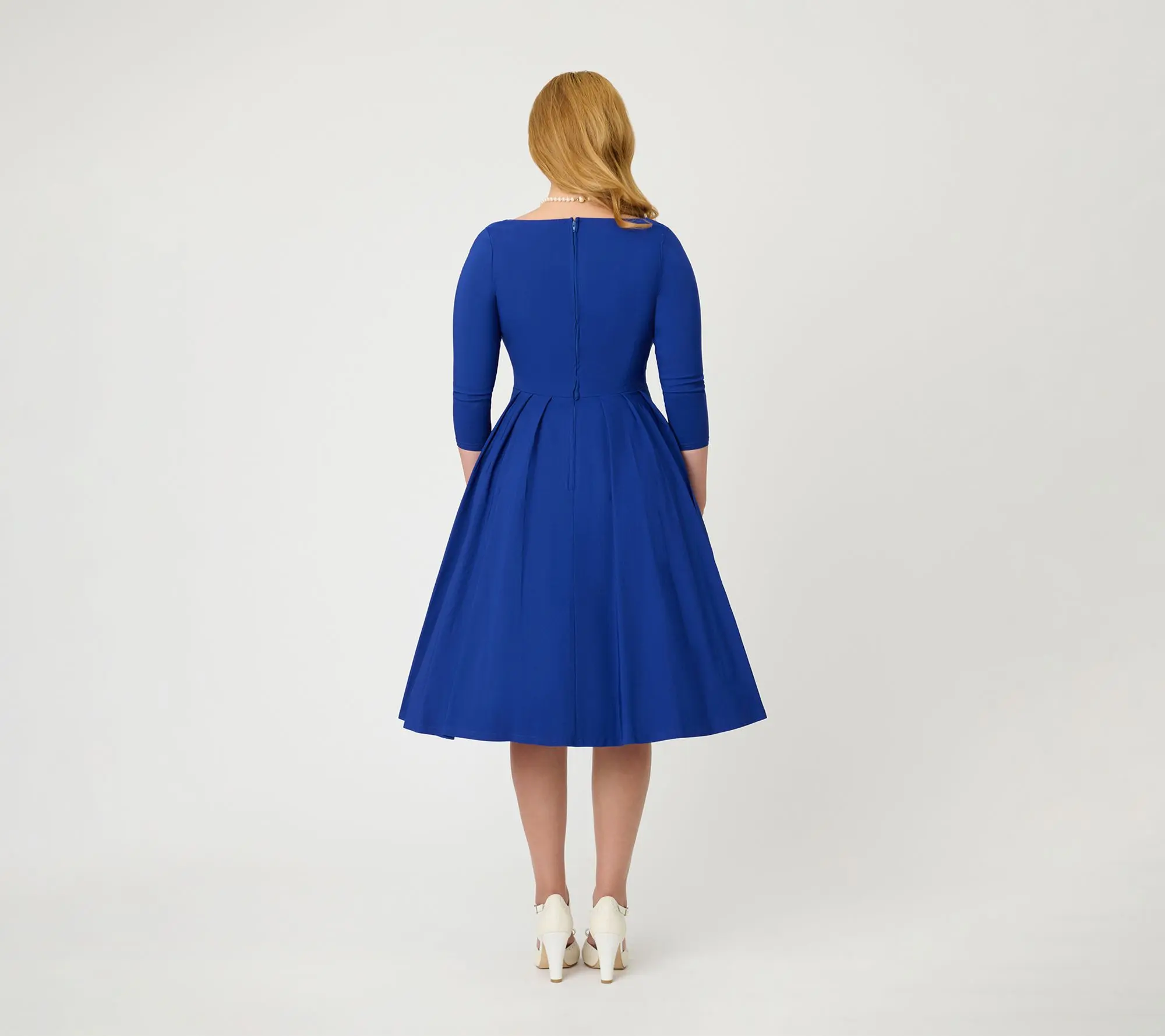 blue dress for baby girl Scoop Neckline Royal Blue Party Dress, A-Line Spaghetti Strap Short Ev main image 1