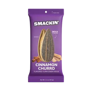 Cinnamon Churro Sunflower Seed Sampler Pack, 6 Total 1.5 Ounce Single Serve Bags Cinnamon Churro Sunflower Seed Sampler Pack, 6 Total 1.5 Ounce Single Serve Bags