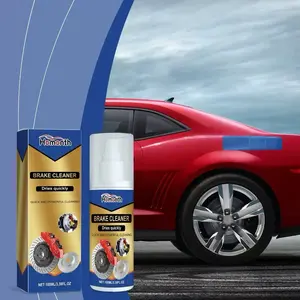 3.38oz Car Brake Cleaner, Effective Oil Stain Removal, Quick-Dry Formula, Vehicle Brake System Cleaning Agent, Auto Maintenance Essential