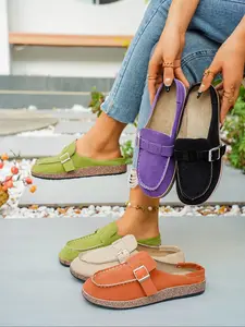 Elegant Fashion Women's New Platform Slip-On Boots, Comfortable Soft Sole, Perfect for Spring/autumn, Home, Walking, Commuting, Slip On Shoes