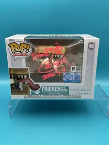 Atsumi Tanezaki Signed Frieren in a Mimic Funko Pop 1990 with MAS COA
