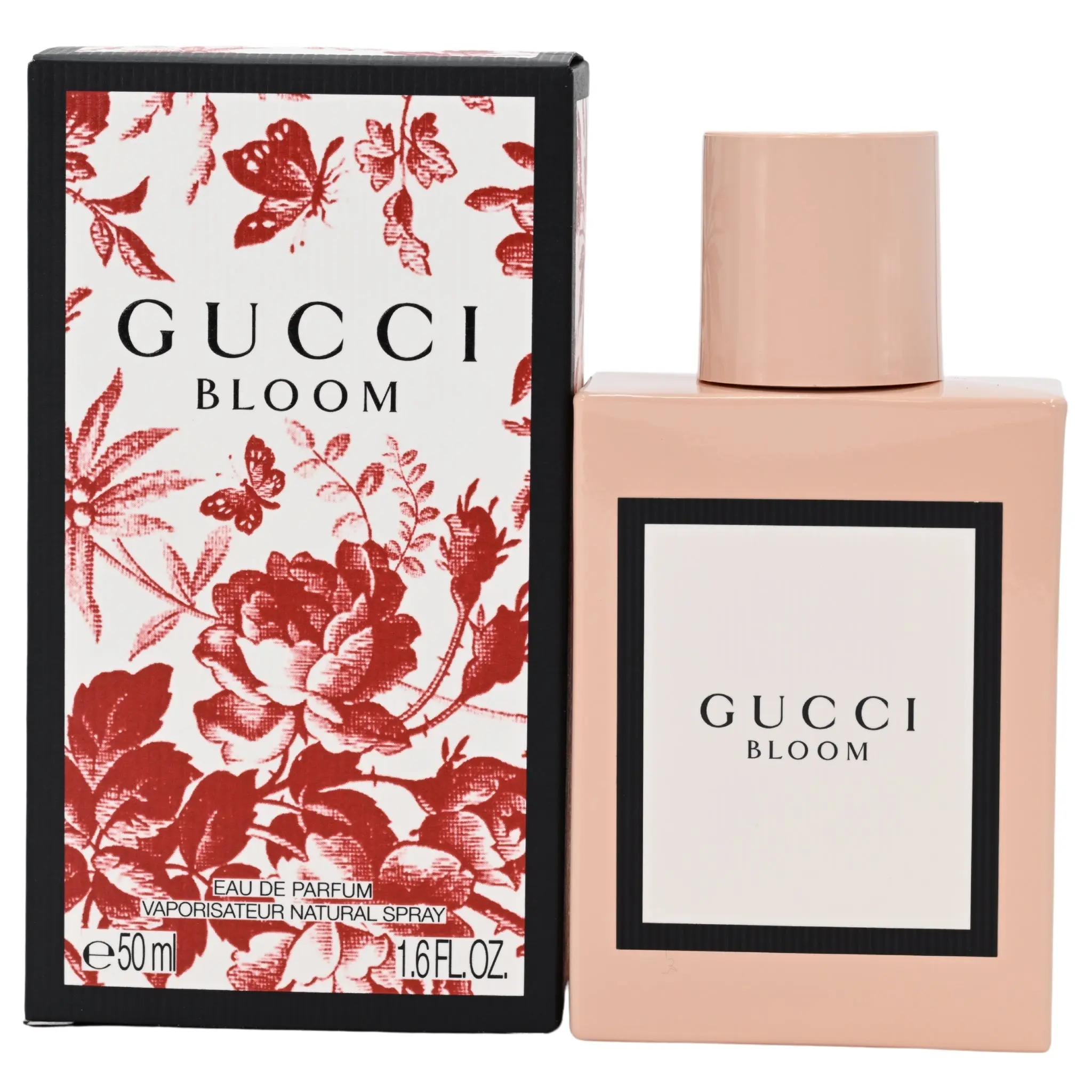 GUCCI Bloom Parfum, Captivating Floral Women's Fragrance with Jasmine, Rangoon Creeper & Vanilla Notes, 1.6 fl oz Spray Bottle, Captivating Scent, Floral Scented Fragrance, Signature Scent, Jasmine Blend