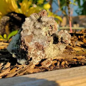 Blue Aragonite with Malachite and Selenite Druzy Crystal Cluster Home Ornament