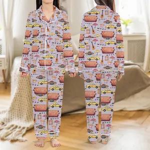 Friend Pajamas Set, Rachel Green, Ross Geller, Monica Geller, Chandler Bing Long Short Sleeve Pajama, Woof Youth & Adult Christmas Holiday Sleepwear, Family Xmas Pjs 45985 41