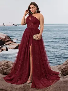 Elegant High-Waisted Long Dress, Sexy Sleeveless Party Gown, Formal Wear, Fitted Floral Patchwork, Semi-Transparent, Special Occasion Wear