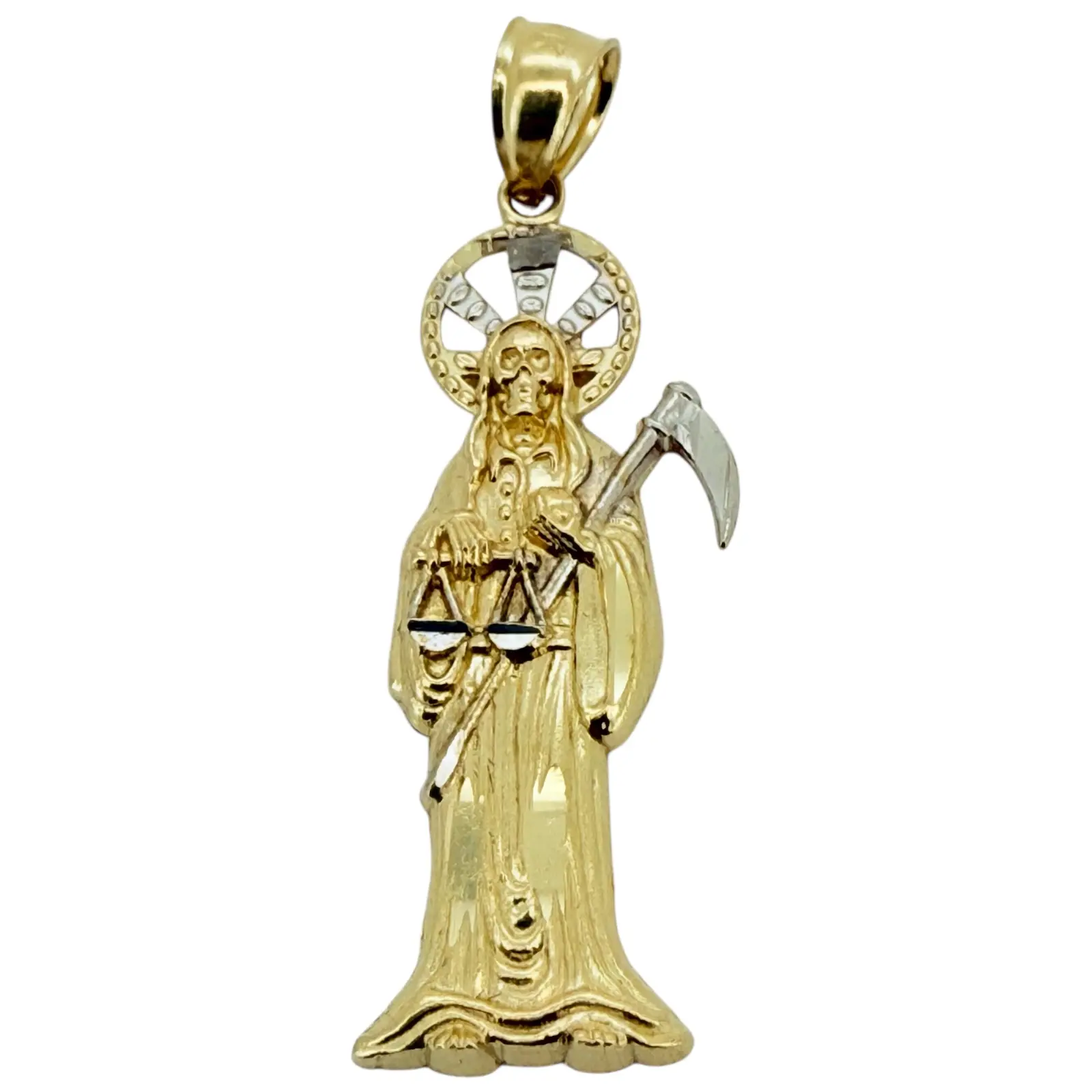 Pendants of the Holy Death - Gold Design with Unique Symbolic Elements 14 KT