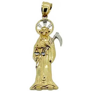Pendants of the Holy Death - Gold Design with Unique Symbolic Elements 14 KT