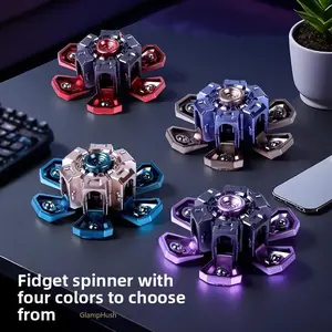 Deformable Mecha Fingertip Gyro, Cool Tech Stress Relief Fidget Toy for Competition & Daily Relaxation