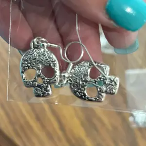 Homemade skoll earrings