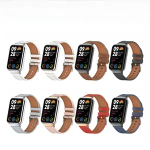 1 Piece Sports, Casual, Business Leather Watch Strap Suitable for Xiaomi Band 8 Pro / Band 9 Pro / Redmi Watch 4 / Watch 5 / Watch 6 Smartwatches, Wristbands, and Watch Accessories (Watch Not Included)