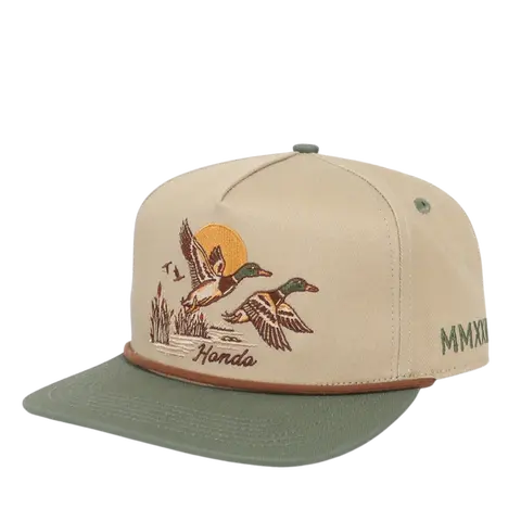 90's Vintage Duck Hat | Snapback | 100% Cotton | Rope Hat | Drake Hat | Hondo