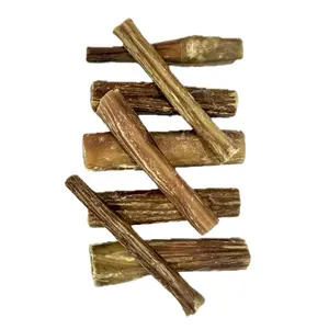 4-inch Bully Sticks (8oz./~12-15 Sticks) Healthy, All-Natural, Long-Lasting Dog Chew Bones - Low Odor - Mixed Thickness - Lab-Tested, Hand-Inspected and Packed with Love in The USA