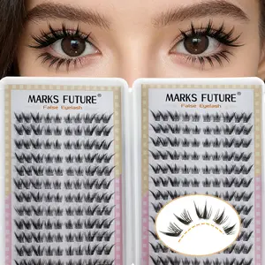 240 Pieces High Capacity False Eyelash Book, High Quality Eyelashes, Natural Dense Long-Lasting C Curl Lashes, Perfect for Beginners, Easy Application