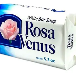 Rosa Venus White Bar Soap Classic 150g / 5.3oz - 40 Pack for Shower - Soft and Gentle Cleansing Experience Body Care