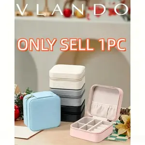 Portable Mini Travel Organizer Box for Jewelry, Necklace, Earrings & Rings Storage, Ideal Gift for Women, Valentine's Day Present