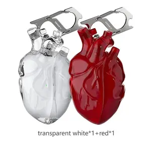 Creative Heart Shaped Design Earphone Case with Fastener, Anti-drop Earphone Protective Cover, Fashion Earphone Accessories for AirPods Pro Pro2