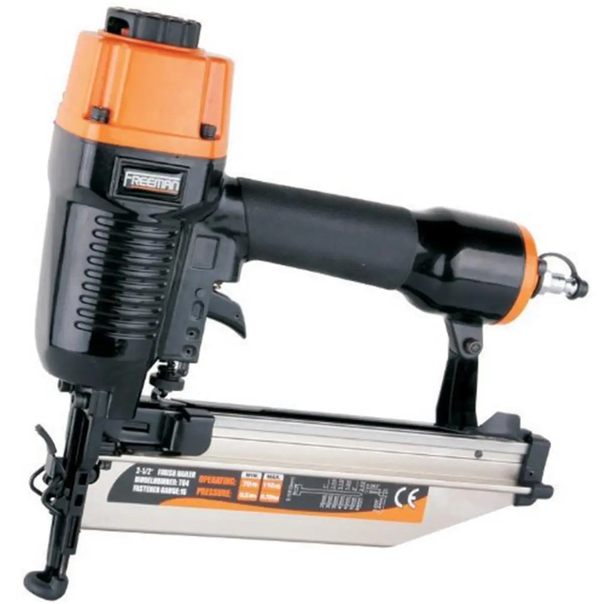 212 MAIN Freeman PFN64 16 Gauge Straight Finish Nailer, Tool-Less Operation