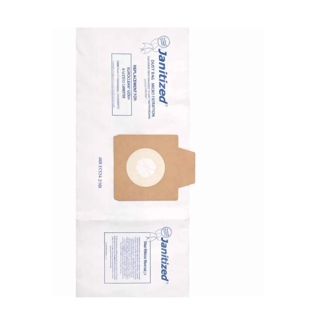 Big Vac Replacement Vacuum Bags with Exhaust Filters