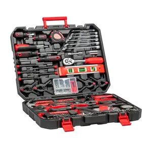 198 PCS Home Tool Set Kit, Auto Repair Tool Kit, Mechanic Tool Sets, Household Hand Tool Kit for Home Repair, DIY Projects, Garage and Furniture Assembly