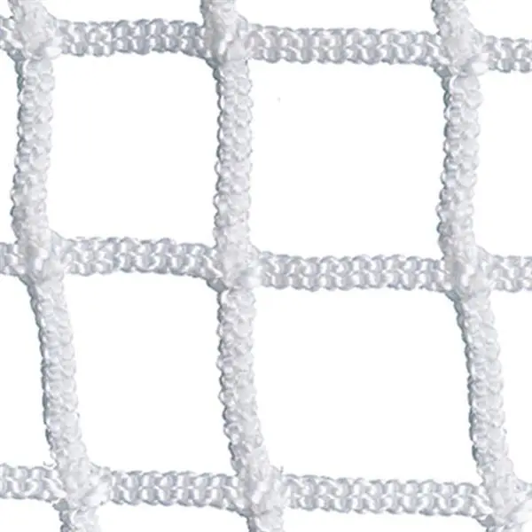 Champion Sports Official Size Lacrosse Net, 6' x 6' x 7 8.0mm Square Nylon Mesh, Knotless Polyester Prevents Tangling, Holds Hardest Shots for Enhanced Durability