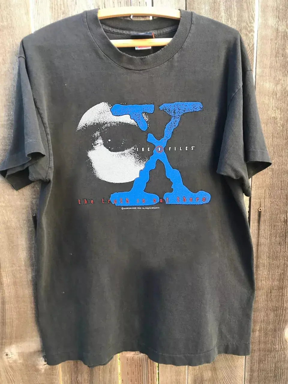 X-Files The Truth Is Out There Charcoal T Shirt US Size S-6XL, Made In USA, All Colors, Gift for Women Men, 100% cotton, Classic Fit, Unisex T-Shirt
