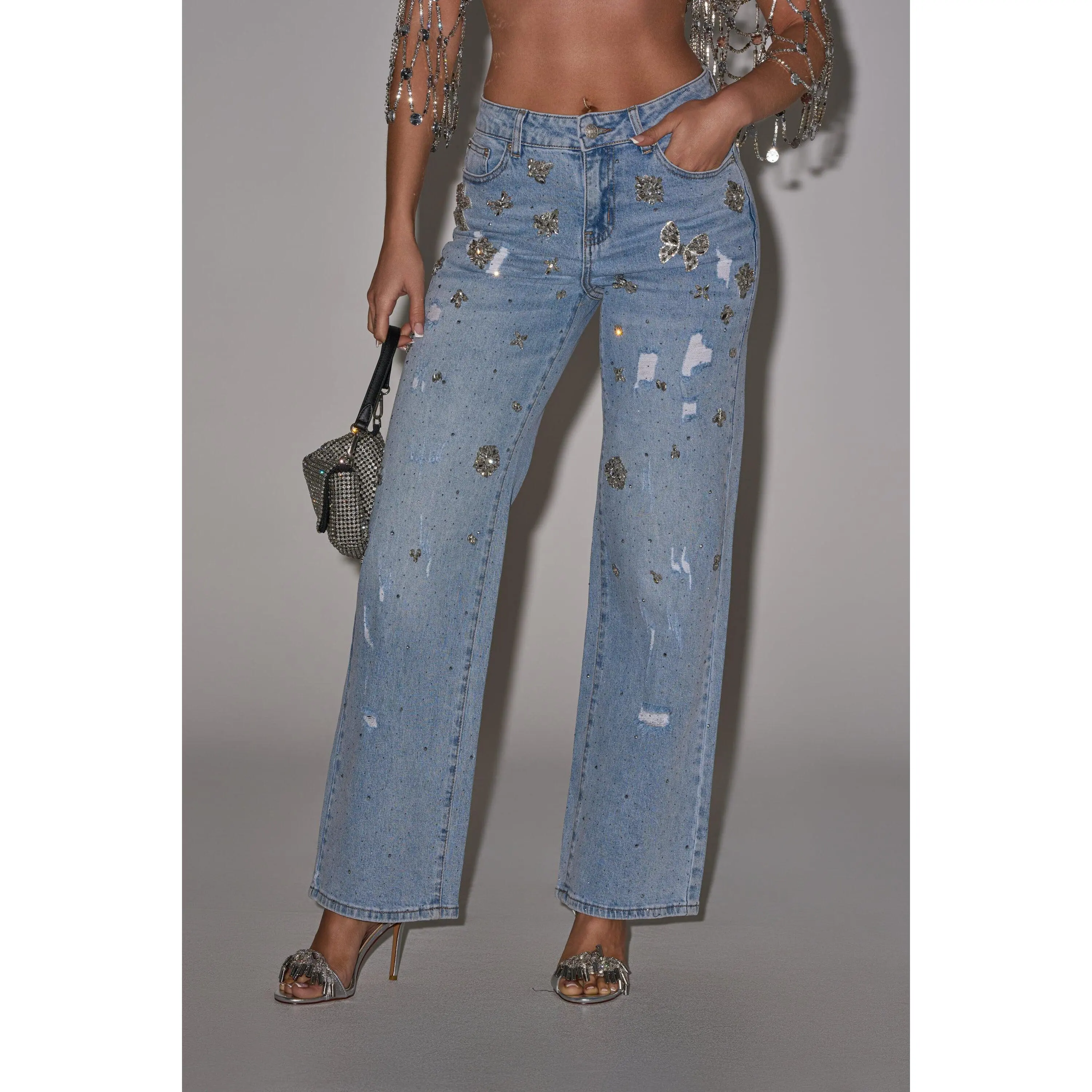 IN YOUR DREAMS RHINESTONE DENIM