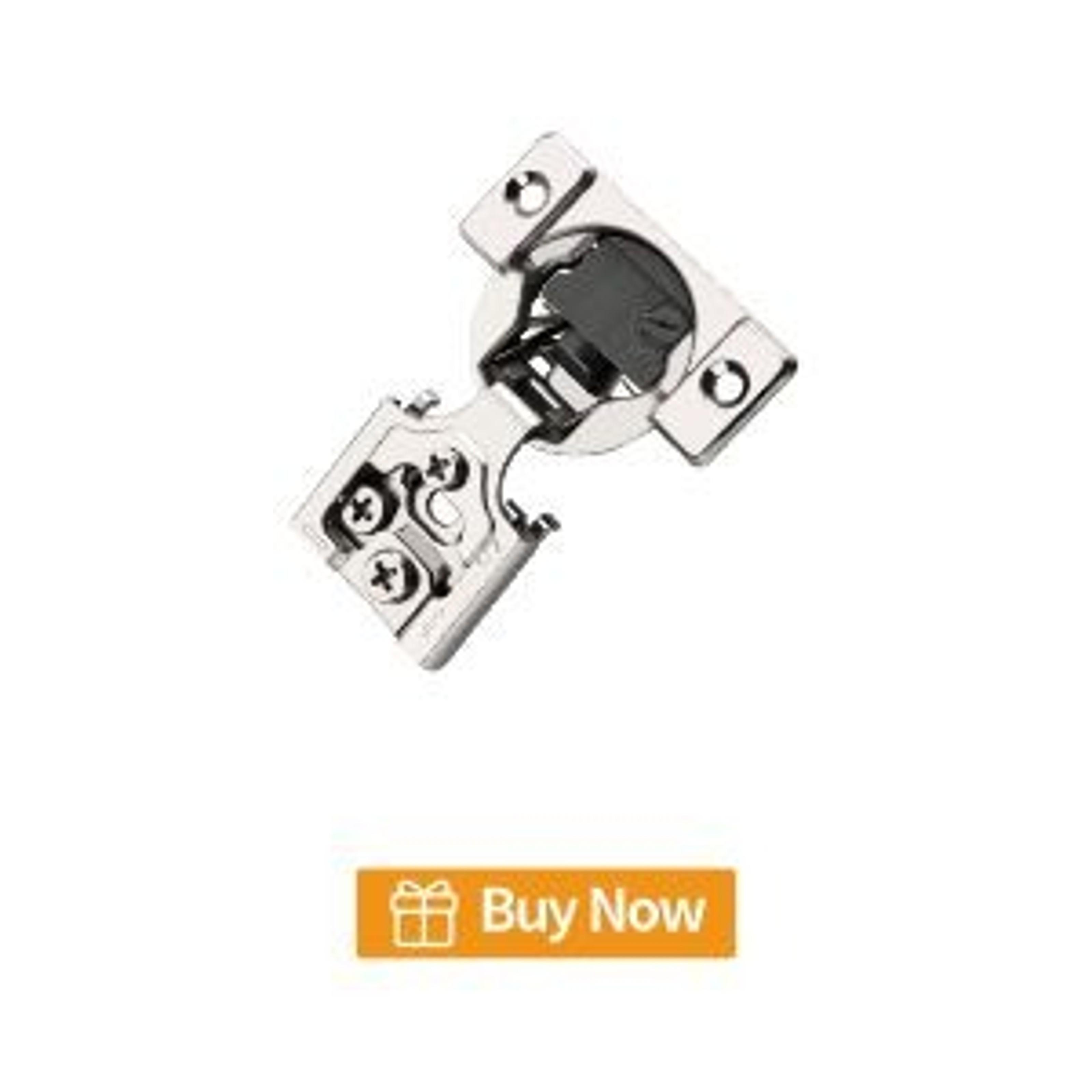 2 Pack 90° RV Cabinet Hinges, Heavy Duty Surface Mount Soft Close Accessories, Face Frame & Frameless, Self Closing, No Pre-Drilled Cup Hole for Cabinets, Camper Van, Trailer, Vehicle-Mounted