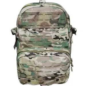 Hydration Pack - 18 Liter Capacity, 500D Nylon, Multicam, Lightweight, Durable, with Hidden Hydration Compartment & 2 D-Rings