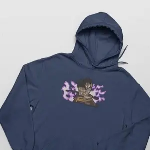 Anime Embroidery Design Available As T Shirt, Sweatshirt, or Hoodie: Clover Wizard Anime Lover Gift