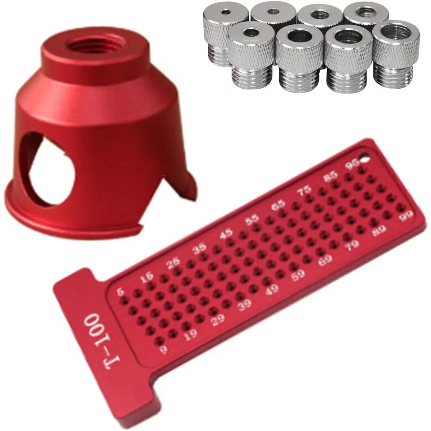 Corner Drilling Jig for 90 Degree Perpendicular Boring in Wood and Metal with Stable Mounting Multiple Substance Drilling Positioner
