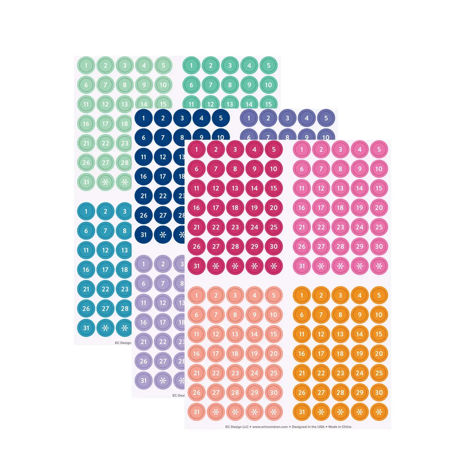 Date Dots - Colorful Date Dots - Colorful