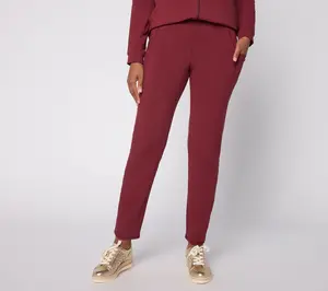 Denim & Co. Active Regular Duo Stretch Straight Leg Pants