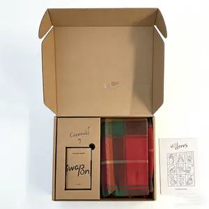 InoKraft Christmas Heated Scarf, Soft Skin-Friendly Plaid Scarf with Battery Heating, Festive Red Green Tartan Design Gift for Holiday (Charger Not Included)