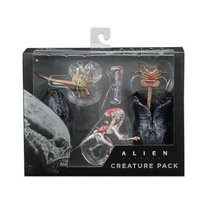 7" (About 18cm) NECA Alien Xenomorph Neomorph Creature Pack Action Figure, Extendable Inner Mouth, Covenant Movie Collectible, Collectors' Alien Series Toy
