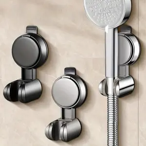Suction Cup Shower Stand, Adjustable Handheld Shower Bracket, Wall Mounted Shower Head Holder, Bathroom Accessories, Fixtures, Modern