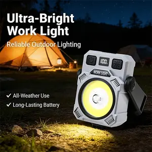 COB Rechargeable Magnetic Work Light, 1200LM USB Dual Charging LED Flashlight with 1/4 Inch Tripod Mount, 360° Rotatable, Perfect for Car Repair, Garage, Emergency, Birthday Gifts for Dad and Husband