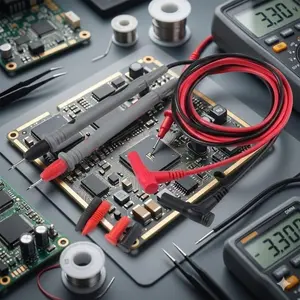 Industrial-Grade Silicone Multimeter Test Leads, 1000V High-Voltage, Anti-Tangle Copper Probes, Professional Electrical Testing Tools, Slip-Resistant Connectors, 20A Heavy-Duty Wires, Durable Meter Probe Kit, Voltage Tester