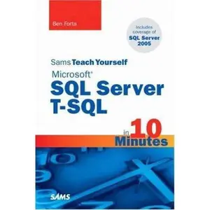 USED-Sams Teach Yourself Microsoft SQL Server T-SQL in 10 Minutes by Forta, Ben (Paperback)