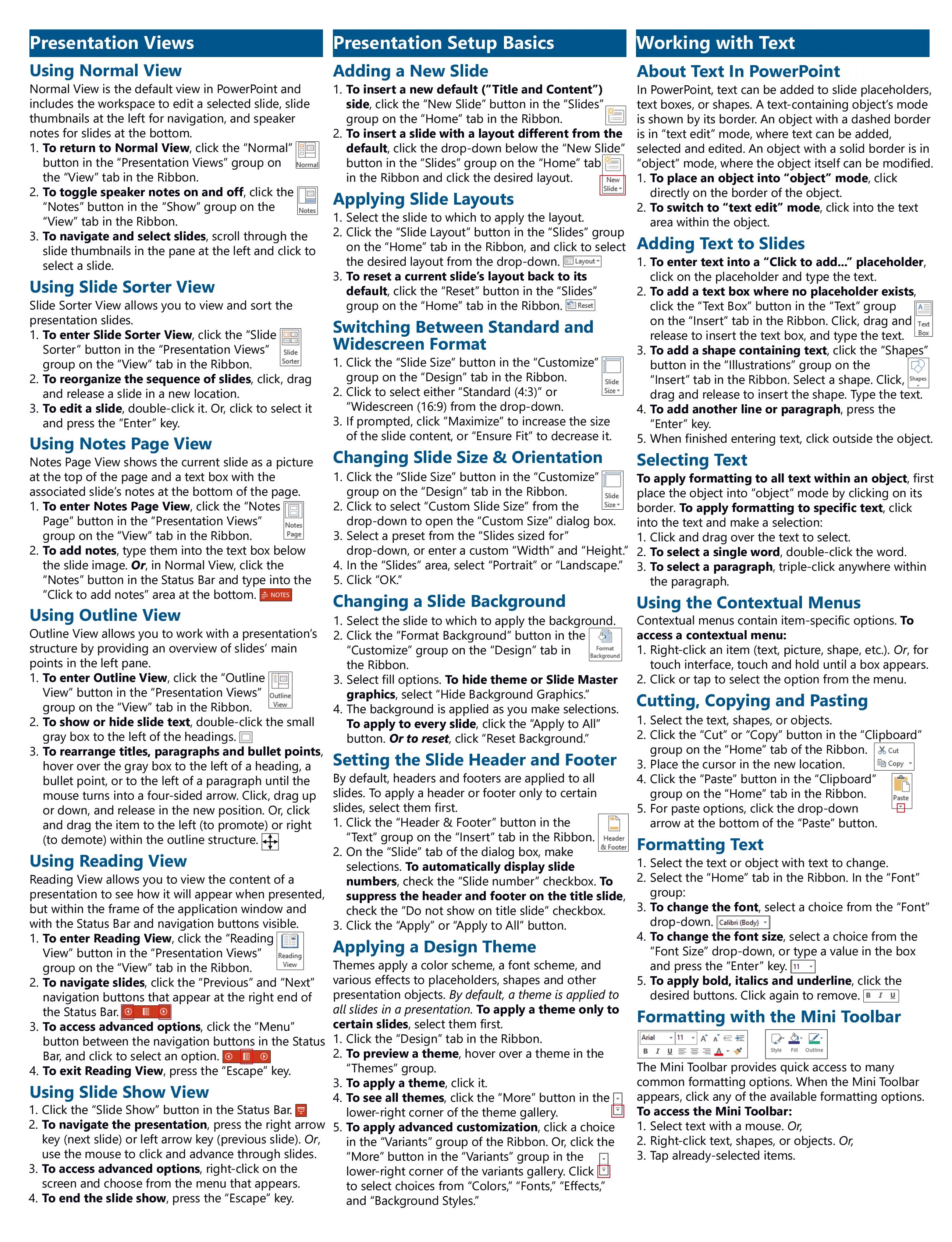 PowerPoint 2013 Introductory Quick Reference Guide - TikTok Shop