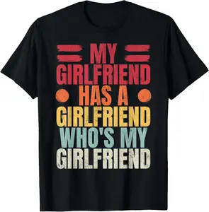 100% Cotton Throuple Polyamory, My Girlfriend, Poly Throuple T-Shirt