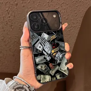 Fashionable US dollars Pattern Case for iPhone 17 Pro Max 17 Air 16/15/14/13/12/11 Pro Max XR XS E Plus Retro High-end Shockproof Drop Screen Protection Cute Durable PC Smartphone Cover