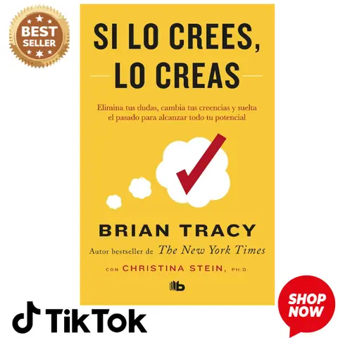 Believe It to Achieve It Spanish Unabridged Soft Cover Book by Brian Tracy - Career & Self-Help, Empowerment, Personal Growth, 5.5x0.5x8.45in, 7.2oz, 264 Pages, Lightweight Compact, Eliminate Doubts, Transform Beliefs, Release the Past, Unlock Potential