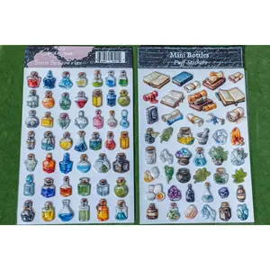 Mini Bottles Puff Stickers