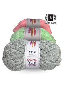 Chunky Chenille Blanket Yarn - Super Bulky - Size 6