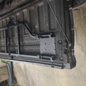 Nilight Foldable Truck Tailgate Ladder for Pickup with Aluminum Step Grip Plates, Replaceable Rubber Ladder Feet & Stainless Steel Self Drilling Hex Screws Universal Automotive Accessories Vehicle Accessories dealsforyoudays