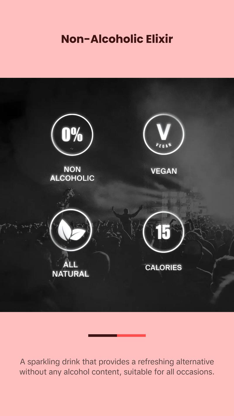 Bloody Berry 4-pack Adaptogens + Nootropics Sparkling Elixir All Natural